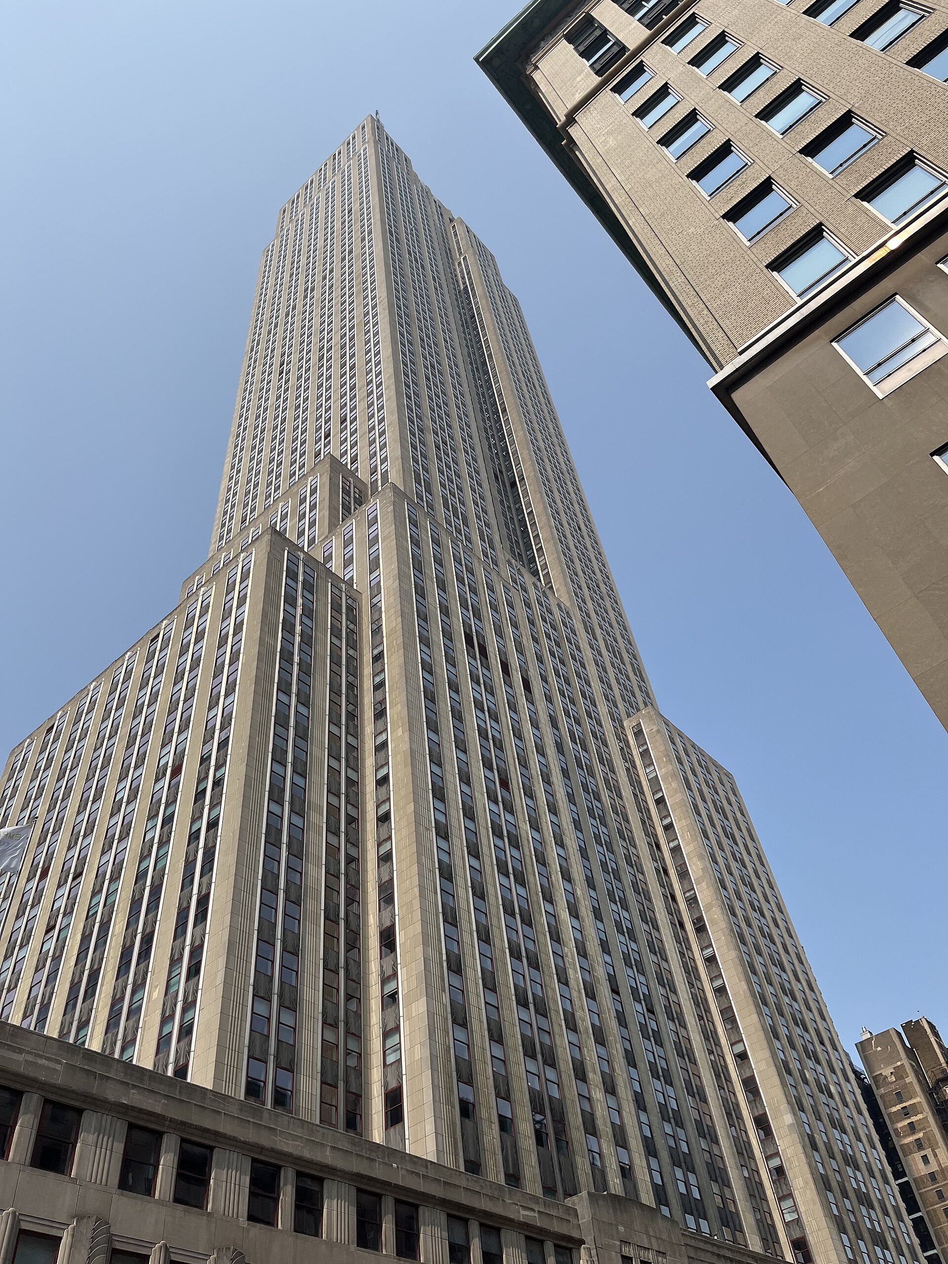 The Empire State Building in New York in daylight