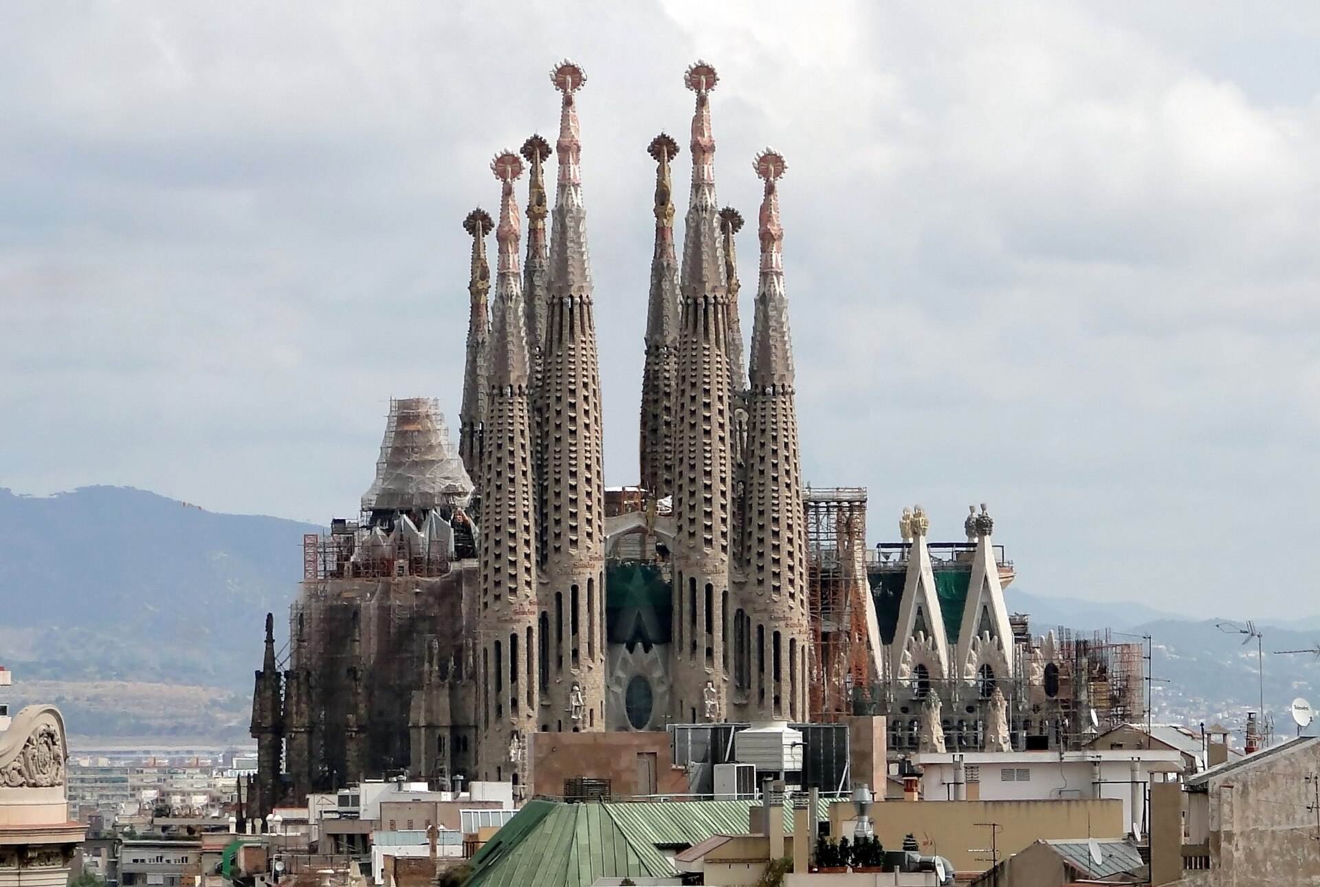 The Sagrada Família in Barcelona in daylight